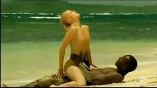 Blondes шинэ Секс тоглоом дээр шидэж, шулуун гэдсээр бэлгийн хавьталд орсон
